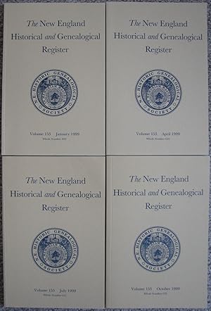 Seller image for The New England Historical and Genealogical Register (Includes four quarterly issues of Volume 153: January, April, July, and October, 1999 for sale by Crossroad Books