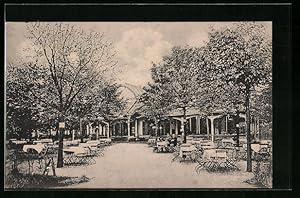 Ansichtskarte Neumünster, Gasthof Forsthaus im Stadtpark