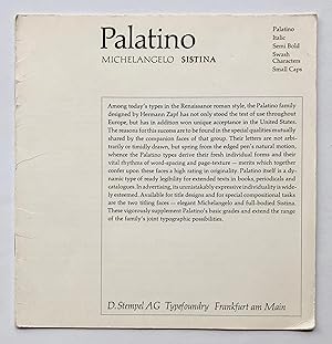 Palatino Michelangelo Sistina [type specimen]