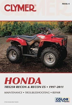 Bild des Verkufers fr Cylmer Manuals Honda TRX250 Recon & Recon ES 1997-2016 zum Verkauf von GreatBookPrices