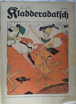 Seller image for Kladderadatsch, 8. Mrz1931. (84. Jahrang, Nr.10) for sale by Versandantiquariat Karin Dykes