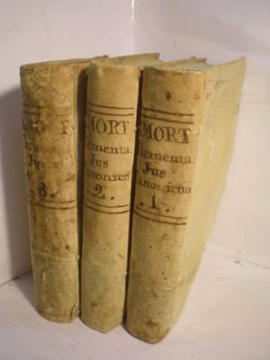 Elementa Juris Canonici Veteris et Moderni in III Tomos Divisa ( 3 Vols.) Tomo I. Jus Ecclesiasti...