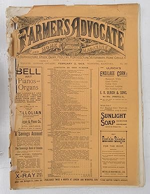 Seller image for The Farmer's Advocate, February 2, 1903 for sale by Attic Books (ABAC, ILAB)