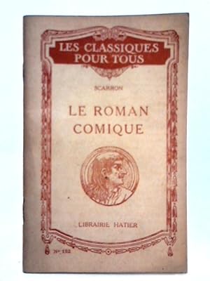 Seller image for Le Roman Comique for sale by World of Rare Books