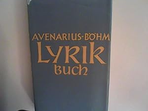 Imagen del vendedor de Lyrikbuch. a la venta por ANTIQUARIAT FRDEBUCH Inh.Michael Simon