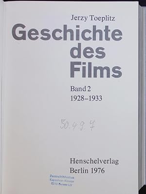 Geschichte des Films 2. Bde.