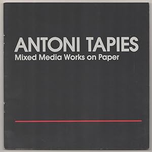 Imagen del vendedor de Antoni Tapies Mixed Media Works on Paper a la venta por Jeff Hirsch Books, ABAA