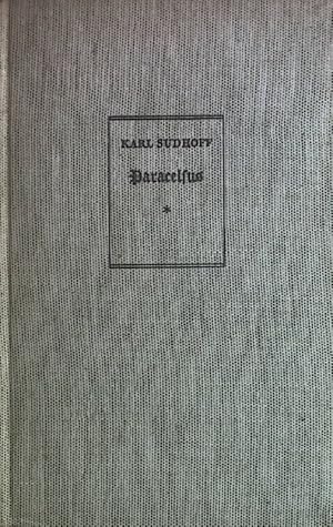 Imagen del vendedor de Paracelsus: Ein deutsches Lebensbild aus den Tagen der Renaissance Meyers kleine Handbcher 1 a la venta por books4less (Versandantiquariat Petra Gros GmbH & Co. KG)