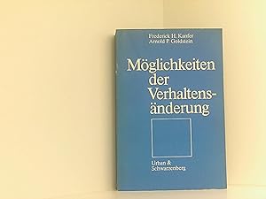 Seller image for Mglichkeiten der Verhaltensnderung. 1. Auflage. for sale by Book Broker