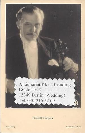 Rudolf Forster - Österreichischer Schauspieler ( 1884 - 1968 )