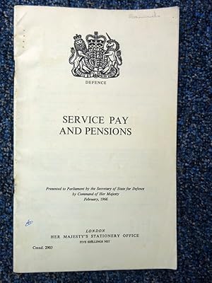 Seller image for Service Pay and Pensions. 1966 for sale by Tony Hutchinson