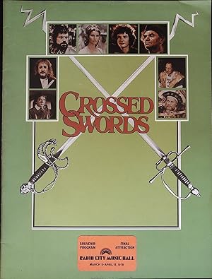 Imagen del vendedor de Crossed Swords Souvenir Program Book 1978 Oliver Reed, Raquel Welch a la venta por AcornBooksNH