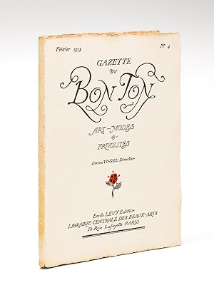 Imagen del vendedor de Gazette du Bon Ton. Art - Modes & Frivolits. Fvrier 1913 - Numro 4 a la venta por Librairie du Cardinal