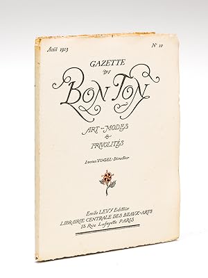 Imagen del vendedor de Gazette du Bon Ton. Art - Modes & Frivolits. Aot 1913 - Numro 10 a la venta por Librairie du Cardinal