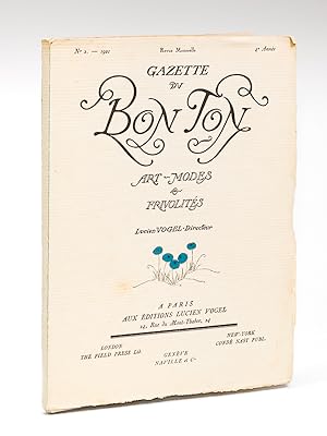 Gazette du Bon Ton. Art - Modes & Frivolités. Année 1921 - 4e Année - Numéro 2 Spécialement consa...