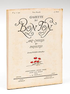 Imagen del vendedor de Gazette du Bon Ton. Art - Modes & Frivolits. Anne 1922 - 5e Anne - Numro 5 - Revue Mensuelle a la venta por Librairie du Cardinal