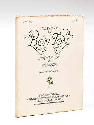 Imagen del vendedor de Gazette du Bon Ton. Art - Modes & Frivolits. Juin 1913 - Numro 8 a la venta por Librairie du Cardinal
