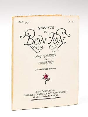 Imagen del vendedor de Gazette du Bon Ton. Art - Modes & Frivolits. Avril 1913 - Numro 6 a la venta por Librairie du Cardinal