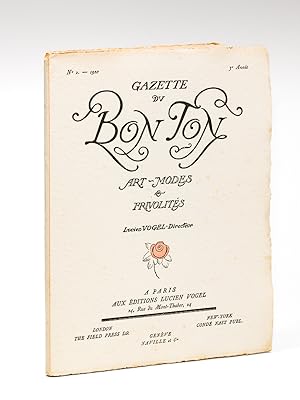 Imagen del vendedor de Gazette du Bon Ton. Art - Modes & Frivolits. Mars 1920 - 3e Anne - Numro 2 - Revue Mensuelle a la venta por Librairie du Cardinal