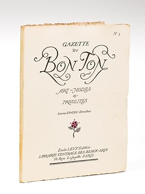Imagen del vendedor de Gazette du Bon Ton. Art - Modes & Frivolits. Janvier 1913 - Numro 3 a la venta por Librairie du Cardinal