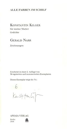 Alle Farben im Schilf, mit Zeichnungen von Gerald Narr, Mitlesebuch 129 Konstantin Kilger,