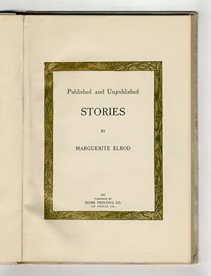 Published and unpublished stories.