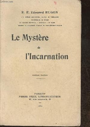 Bild des Verkufers fr Le mystre de l'incarnation zum Verkauf von Le-Livre