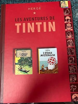 TINTIN; ALBUM DOUBLE ( L'OREILLE CASSEÉ ) ( L'ETOILE MYSTERIEUSE )