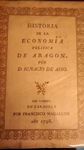 Historia de la Economía Política de Aragón