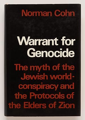 Seller image for Warrant for Genocide: The Myth of the Jewish World-Conspiracy and the Protocols of the Elders of Zion for sale by Zed Books