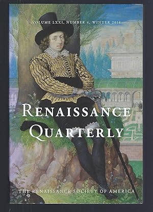 Imagen del vendedor de Renaissance Quarterly - Volume LXXI, Number 4, Winter 2018 a la venta por Turn-The-Page Books