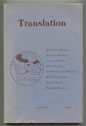 Seller image for Translation - Spring 1978 for sale by Between the Covers-Rare Books, Inc. ABAA