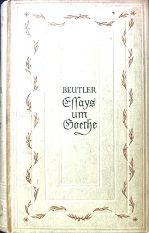 Bild des Verkufers fr Essays um Goethe. Sammlung Dieterich, Band 101. zum Verkauf von books4less (Versandantiquariat Petra Gros GmbH & Co. KG)