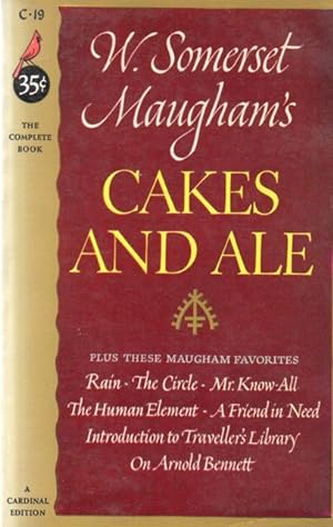 Cakes and Ale (Plus: Rain - The circle - Mr. Know-All - The human element - A friend in need - In...
