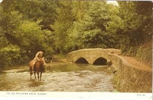 Seller image for Dunster Vintage Postcard 1960 Old Pack Horse Bridge for sale by Postcard Anoraks
