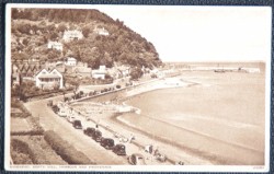 Seller image for Minehead Postcard Somerset Vintage 1954 North Hill Sepia Tone for sale by Postcard Anoraks