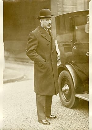 "André François PONCET nommé Ambassadeur à Berlin 1931" Photo de presse originale G. DEVRED / Agc...