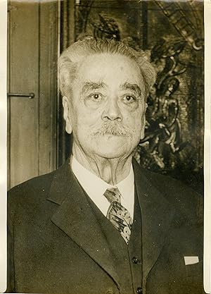 "Mr Gaston THOMSON député de Constantine (Rentrée des Chambres 1932)" Photo de presse originale G...