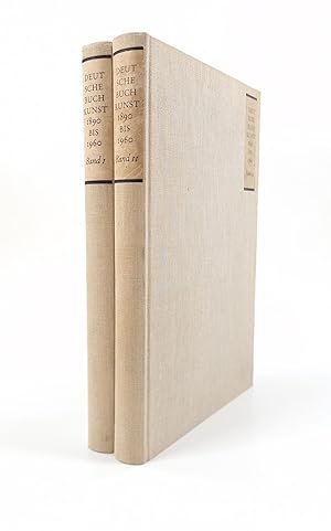 Bild des Verkäufers für Deutsche Buchkunst 1890 bis 1960. - [2 Bände]. - zum Verkauf von Antiquariat Tautenhahn