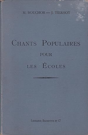 Bild des Verkufers fr Chants populaires pour les coles zum Verkauf von Pare Yannick