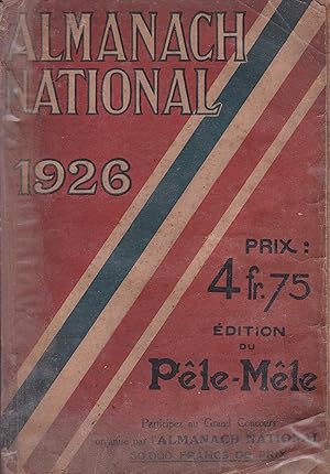 Bild des Verkufers fr Almanach national - 1926 zum Verkauf von Pare Yannick
