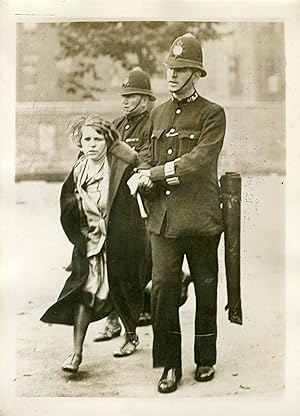 "MANIFESTATION DES CHÔMEURS à LONDRES 1931" Photo de presse originale par G. DEVRED / Agence ROL ...