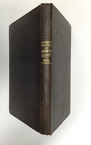 Image du vendeur pour Report on the geology and topography of a portion of the Lake Superior land district, in the State of Michigan, [&c.]. Copper Lands. [WITH THREE COLORED MAPS, NOT USUALLY PRESENT.] [First edition]. mis en vente par Olde Geologist Books