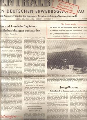 Seller image for Zentralblatt fr den Deutschen Erwerbsgartenbau 20.Jahrgang 1968 for sale by Clivia Mueller