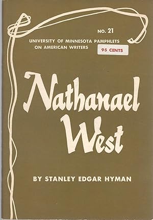 Imagen del vendedor de Nathaniel West (University of Minnesota Pamphets on American Writers Series#21) a la venta por Dorley House Books, Inc.