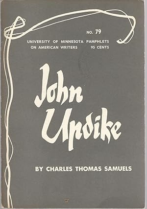 Seller image for John Updike (University of Minnesota Pamphets on American Writers Series#79) for sale by Dorley House Books, Inc.