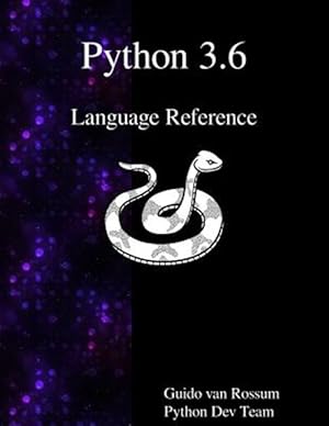 Bild des Verkufers fr Python 3.6 Language Reference zum Verkauf von GreatBookPrices