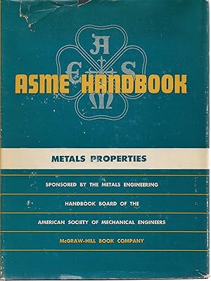 Imagen del vendedor de ASME Handbook: Metals Properties a la venta por Cher Bibler