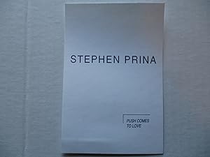 Imagen del vendedor de Stephen Prina Push Comes to Love Friedrich Petzel Gallery Jan 15 Exhibition invite postcard a la venta por ANARTIST