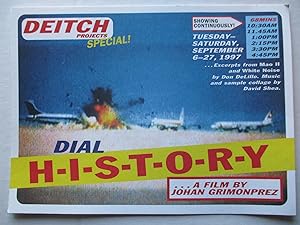 Bild des Verkufers fr Johan Grimonprez Dial History Deitch Projects 1997 Exhibition invite postcard zum Verkauf von ANARTIST
